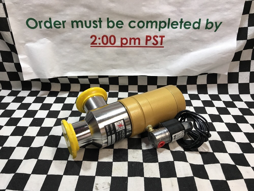 HUNTINGTON Pneumatic angle valve NW-40 w/Solenoid, PV-150-SF & 53JJ8XGB #129C4