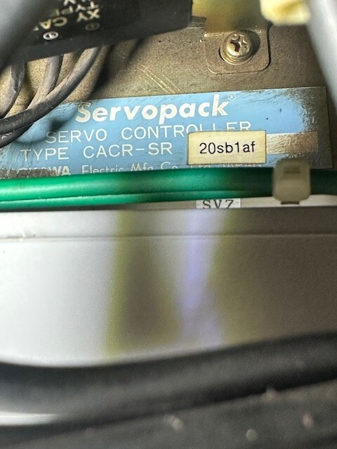 YASKAWA SERVOPACK SERVO CONTROLLER CACR-SR20SB1AF