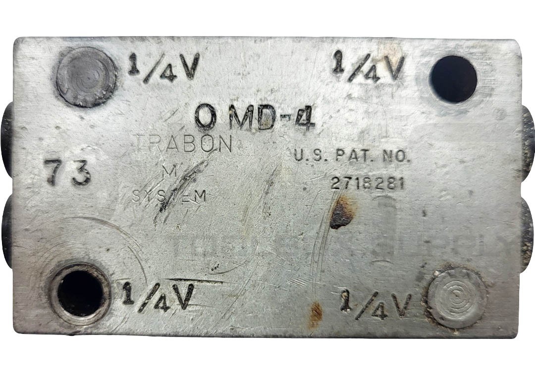 TRABON 2718281 DIVIDER VALVE 1/4V MD-4