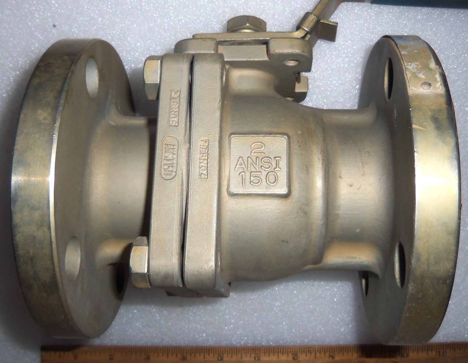 2-inch CN7M Stainless Steel Flange Ball Valve ANSI-150 2-150 CF