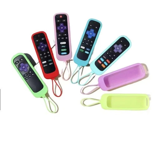 1Pc Silicone Protective Remote Control Cover For Roku TV Remote Holder Glow Case