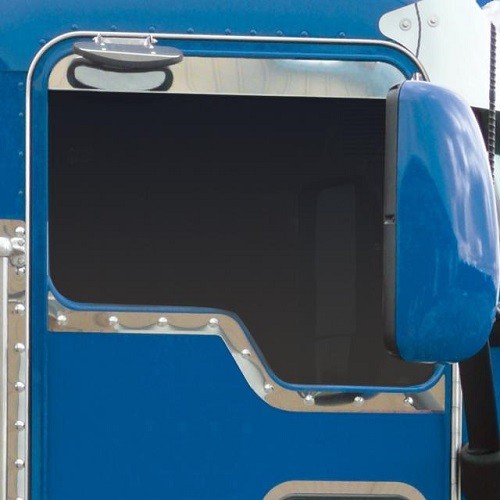 Daylite Door Contoured Under Window Trim-Slim Style with Dimples