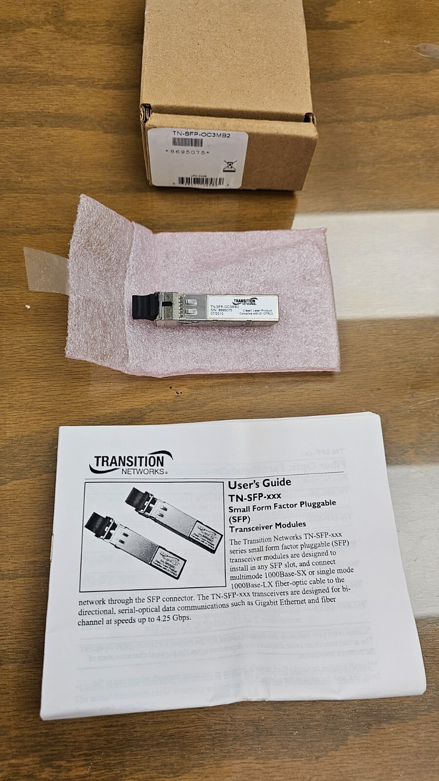 Transition Networks TN-SFP-OC3MB2 Transceiver Module