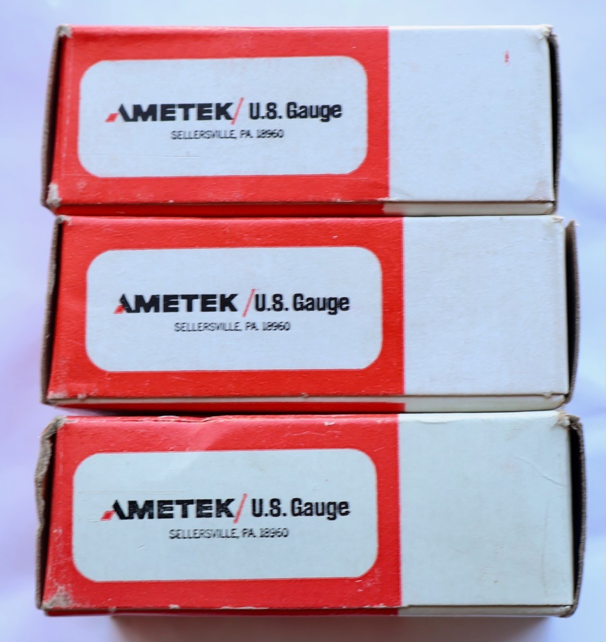 (3) Ametek U.S. Gauges / 47615 (15#) – 47103 (30’ HG) – 45764 (60#) / NOS / MTT