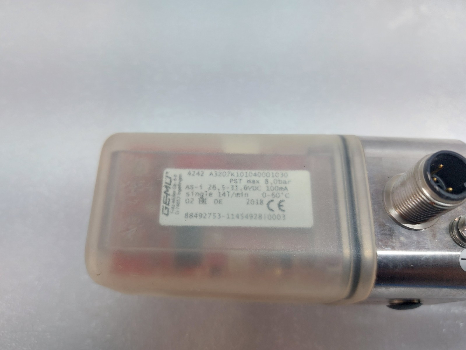 Gemu p600m 03-02.sl 41 1537 Diaphgram Valve 4242 a3z07k101040001030