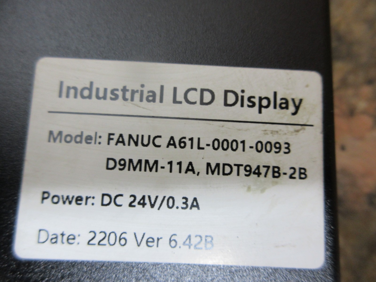 MORI SEIKI CL-25A A02B-0120-C111 MSC-518 A61L-0001-0093 MTD947B-2B D9MM-11A LCD