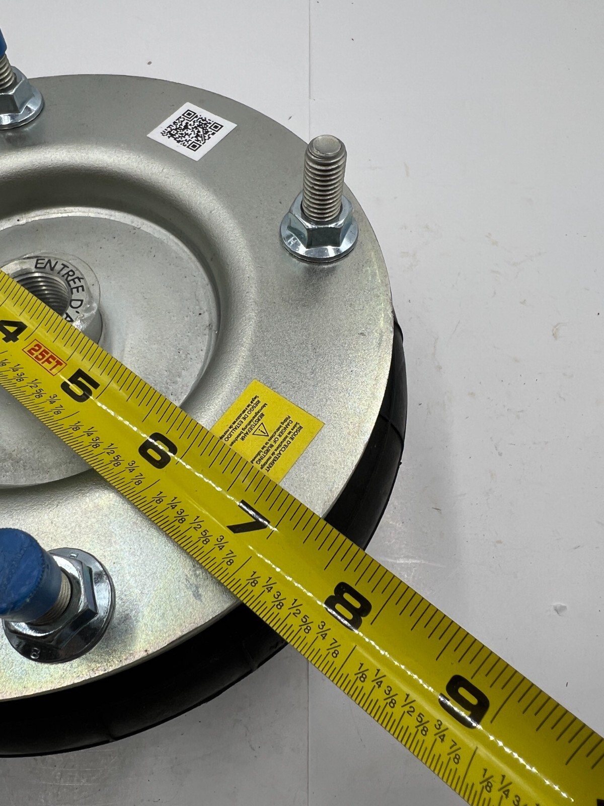 IMI Norgren Air Bellow Single Acting 8″ Diameter 75mm Stroke M/31081 Compressed