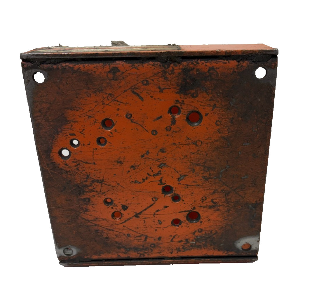 LINEMASTER FOOT PEDAL GUARD 522-B14 ORANGE STEEL