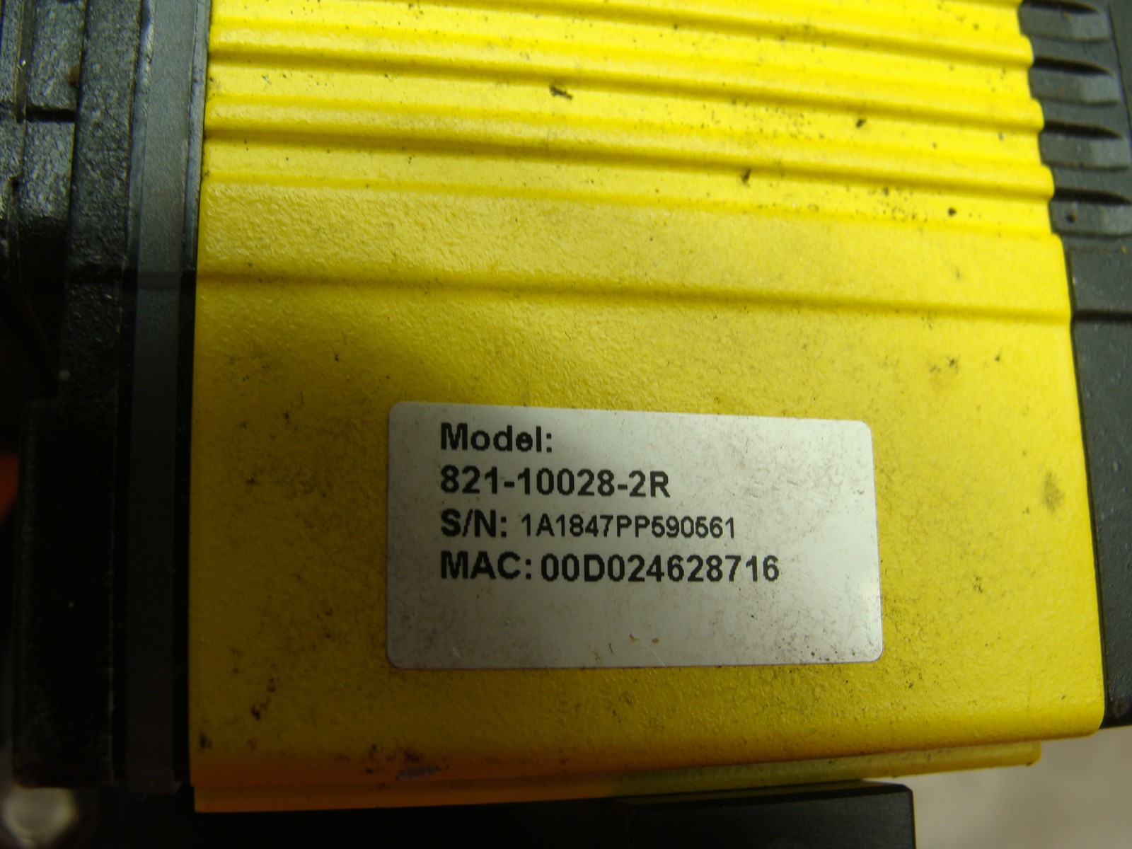 COGNEX DATAMAN BARCODE READER DM474X 825-10841-1R 02 821-10028-2R REV C