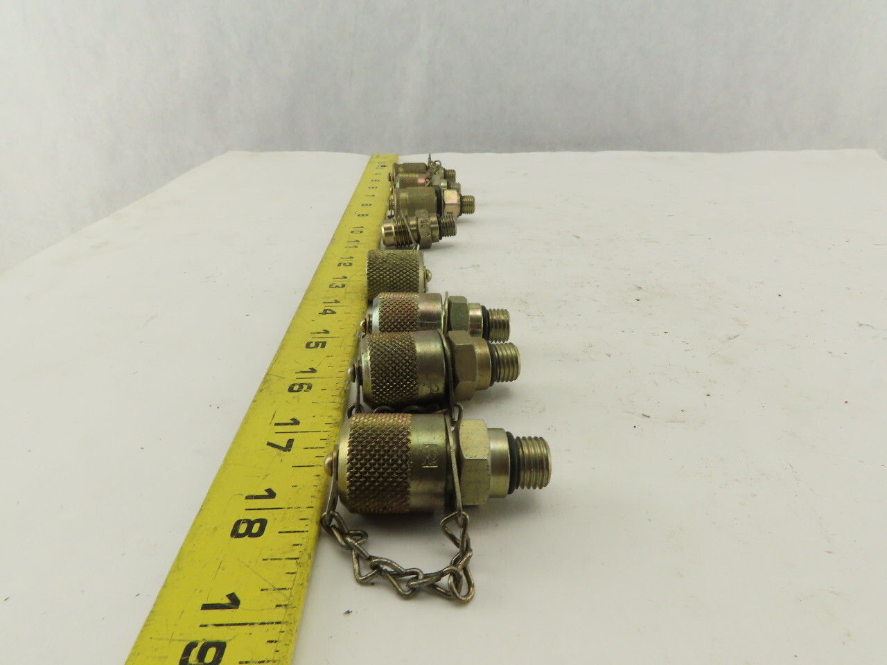 EMA3/7/16-20UNF Diagnostic Fitting Test Point Port W/Cap Lot of 7