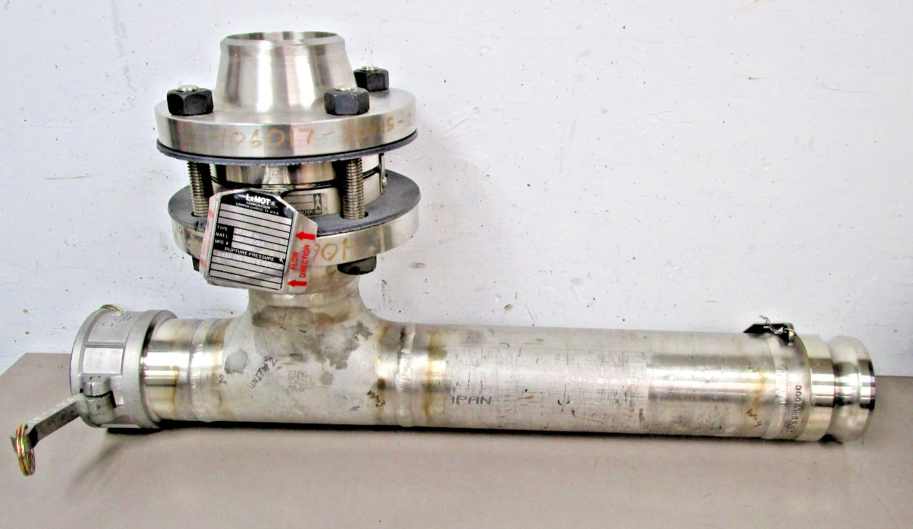 LaMOT 11470001 Inline Rupture Disc Assembly 3″ LDV LL 125 PSIG @ 72°F