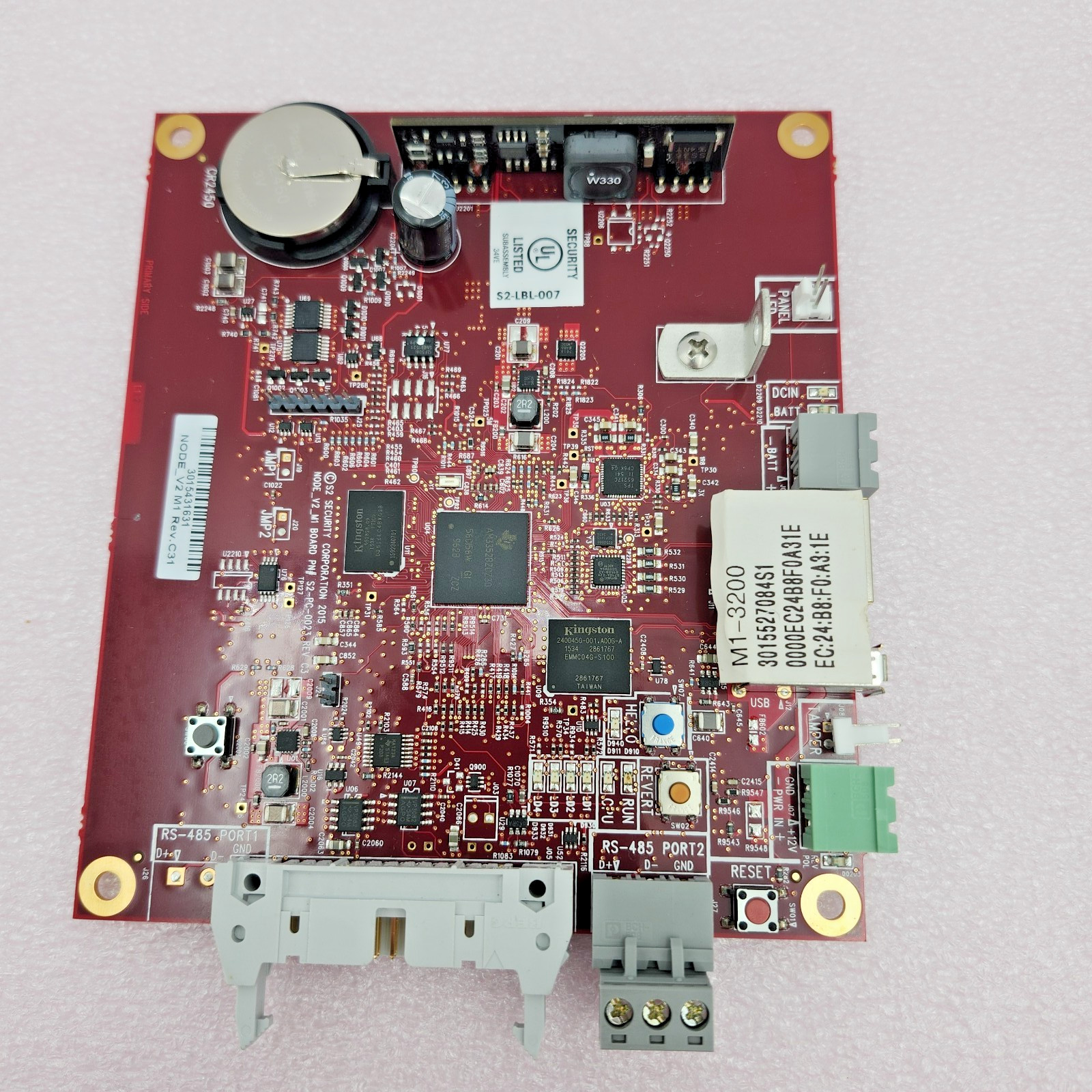 LenelS2 NetBox M1 Controller Board Access Control Network Processor S2-PC-0023