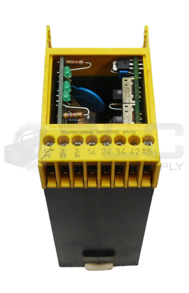 HONEYWELL FF-SRS59352 DUAL CHANNEL EMERGENCY STOP MODULE 24VDC 5A *READ*