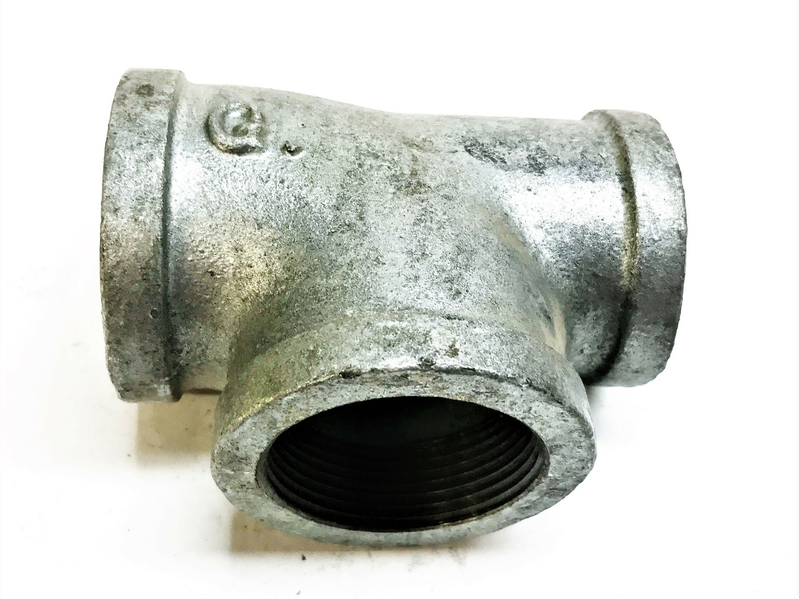 Unbranded Galvanized 1-1/2″ x 1-3/4″ x 1-3/4″ Tee Coupling [Lot of 2] NOS