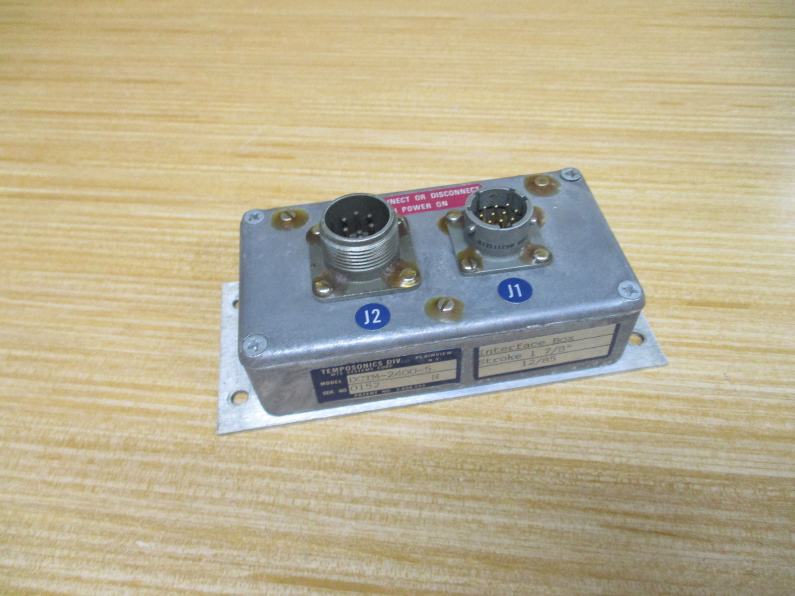 Tempsonics DCTM-2400-5 Interface Box DCTM24005