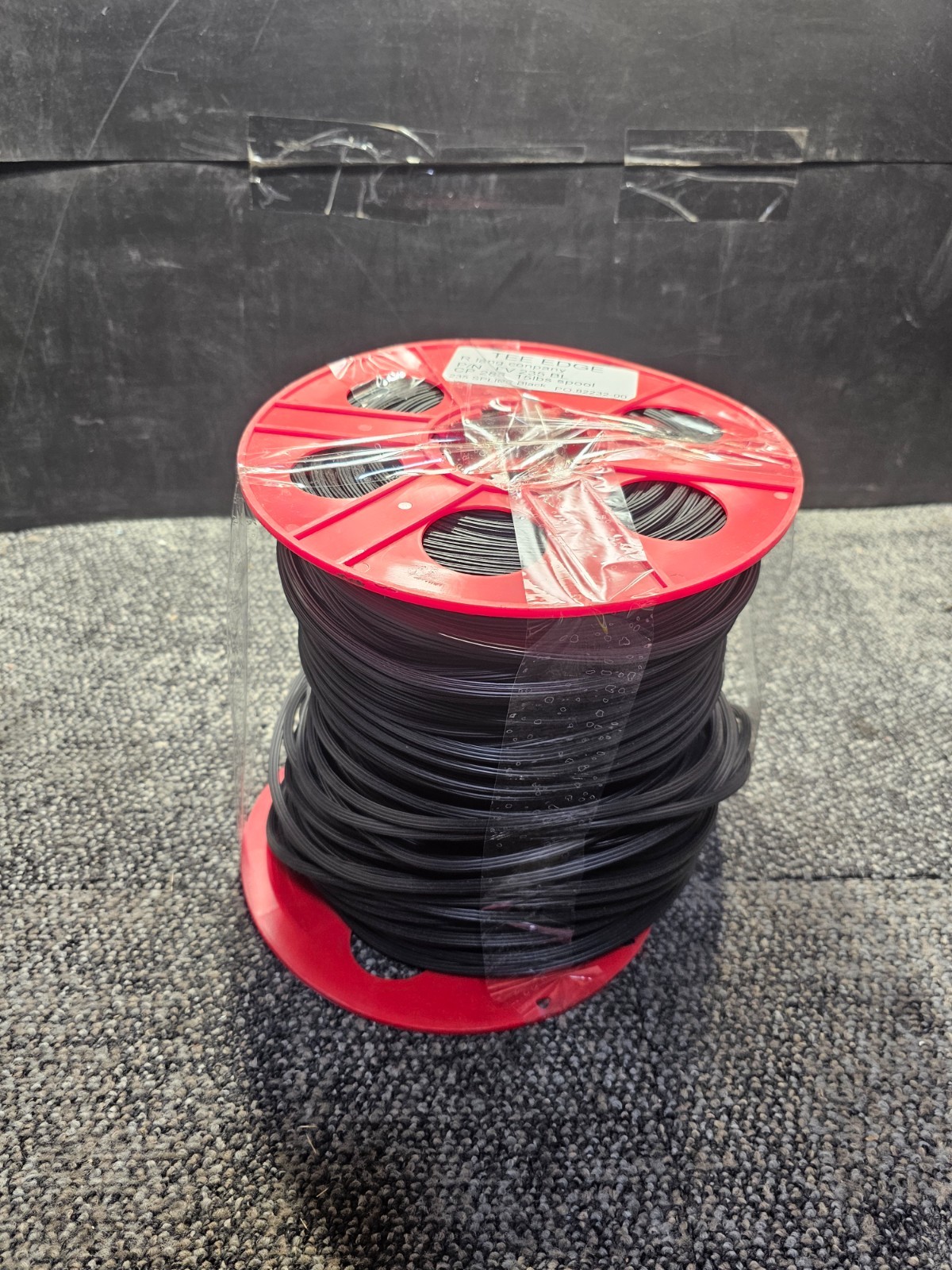Flat Screen Spline – .285 Flat Spline for Screens 1000 Feet, Black Vinyl