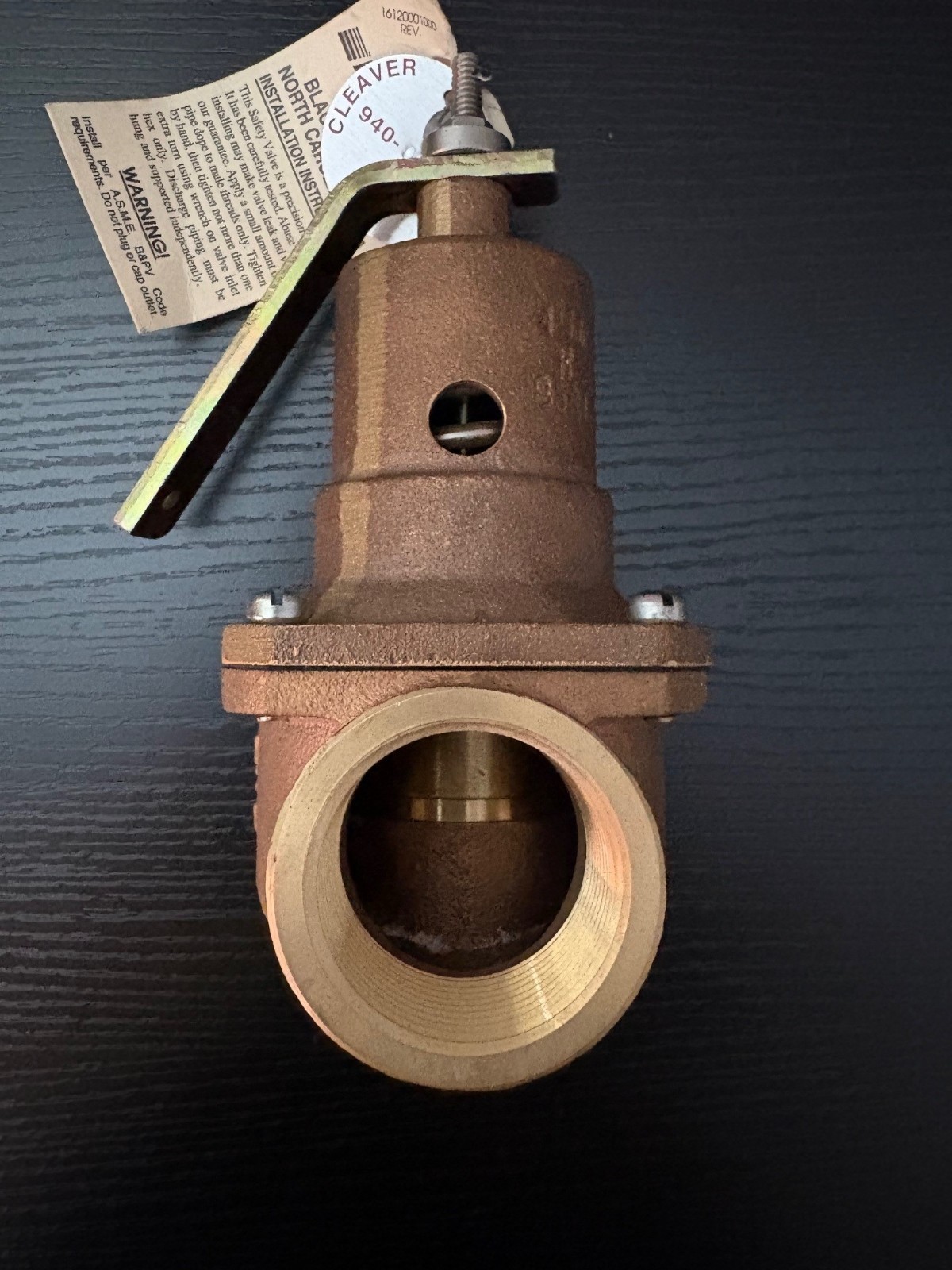 Kunkle Safety Relief Valve 2,789,000 BTU/HR 60 PSI 1″ X 1-1/4″ 537-E01-HM
