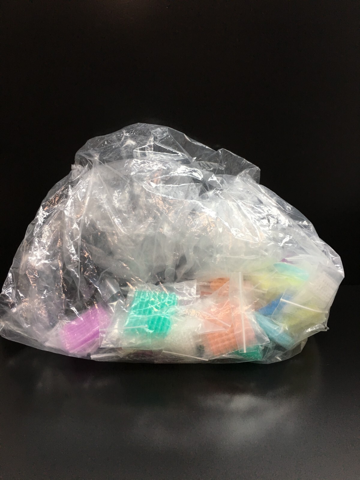 Applied BioSystems 8 Caps Strip MicroAmp Optical Flat Top Multi Color