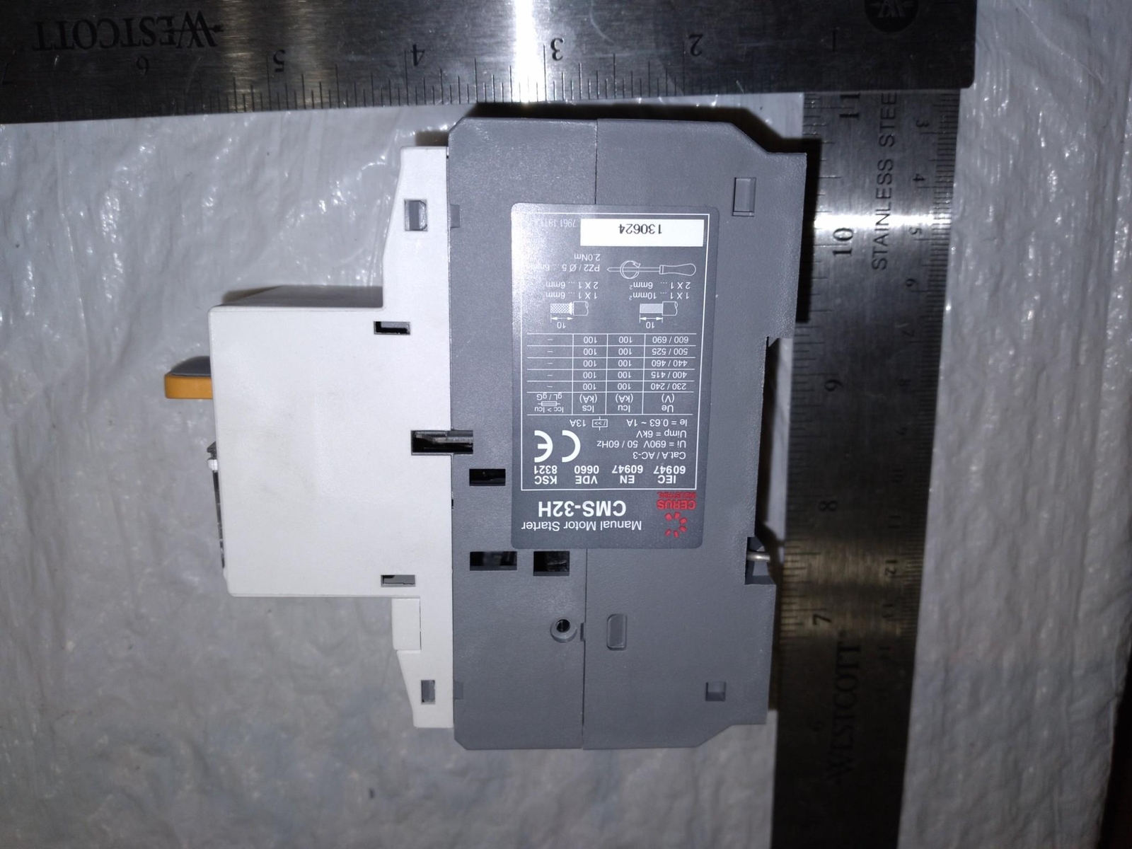 CERUS INDUSTRIAL MANUAL MOTOR STARTER CMS-32H 690V 50/60HZ 6KV