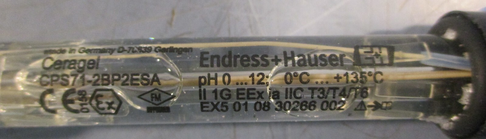 Endress Hauser Ceragel CPS71-2BP2ESA Analog pH Sensor pH 0-12