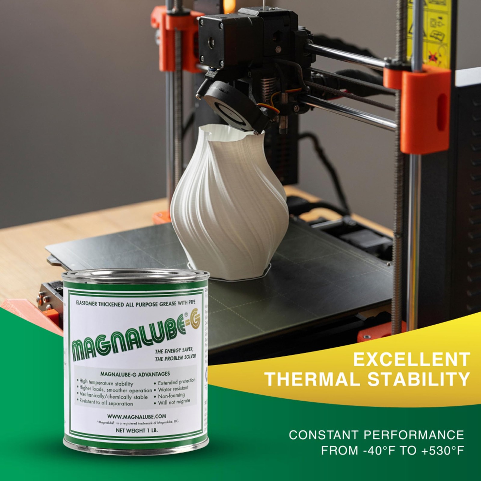 MagnalubeG All Purpose Grease – No Drips or Leaks – Waterproof HighTemp, Diel…