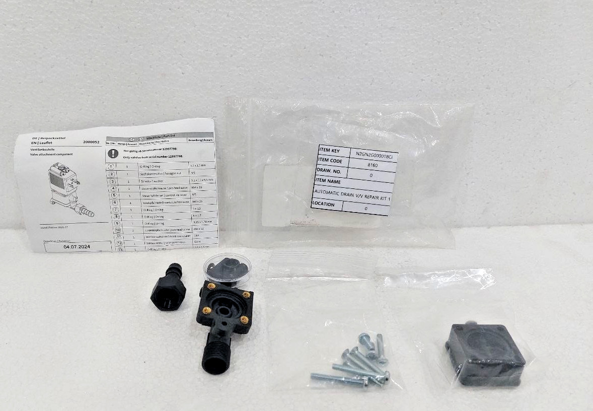 LOT OF 4 BEKOMAT 2000052 XEKA12102 VALVE ATTACHMENT COMPONENTS FOR BEKOMAT 12