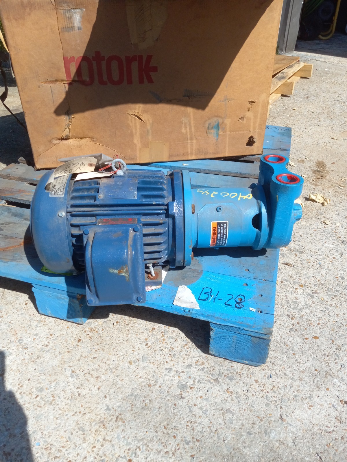 1-1/4” TUTHILL PUMP W/MOTOR 2/1.5HP/KW 3C2F-CC-7 TYPE AEHHXG RPM 1165