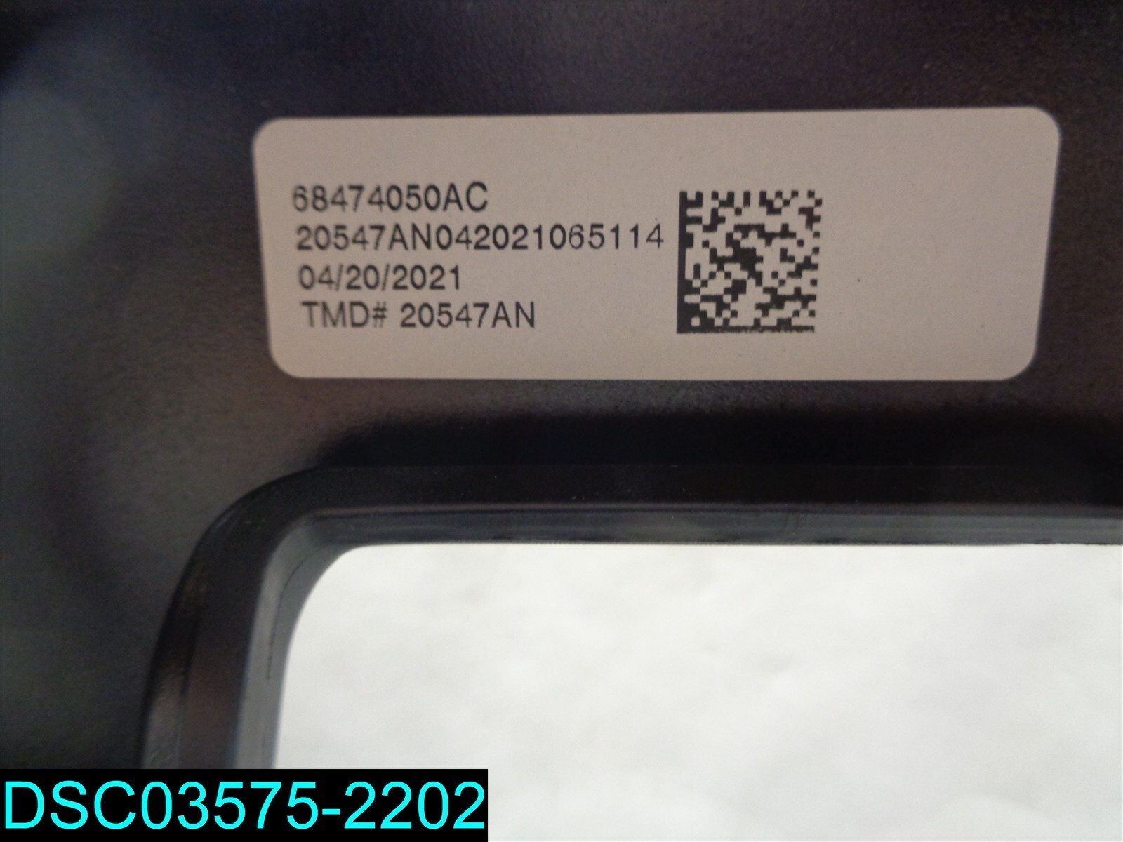 Genuine Mopar Spare Tire Bracket Assembly 68474050AC