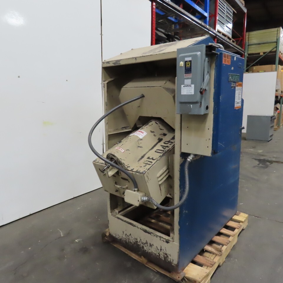 Rampe TC-1 V Conical Tilting Abrasive Media Tumbler 480V 3Ph 12″ x 17″D Barrel