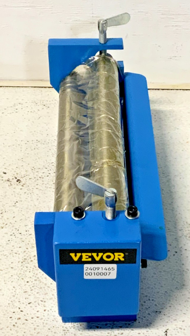 NEW Vevor SJ-300 Sheet Metal Forming Gear Slip Roll Machine 12″ 1mm Thick A10C
