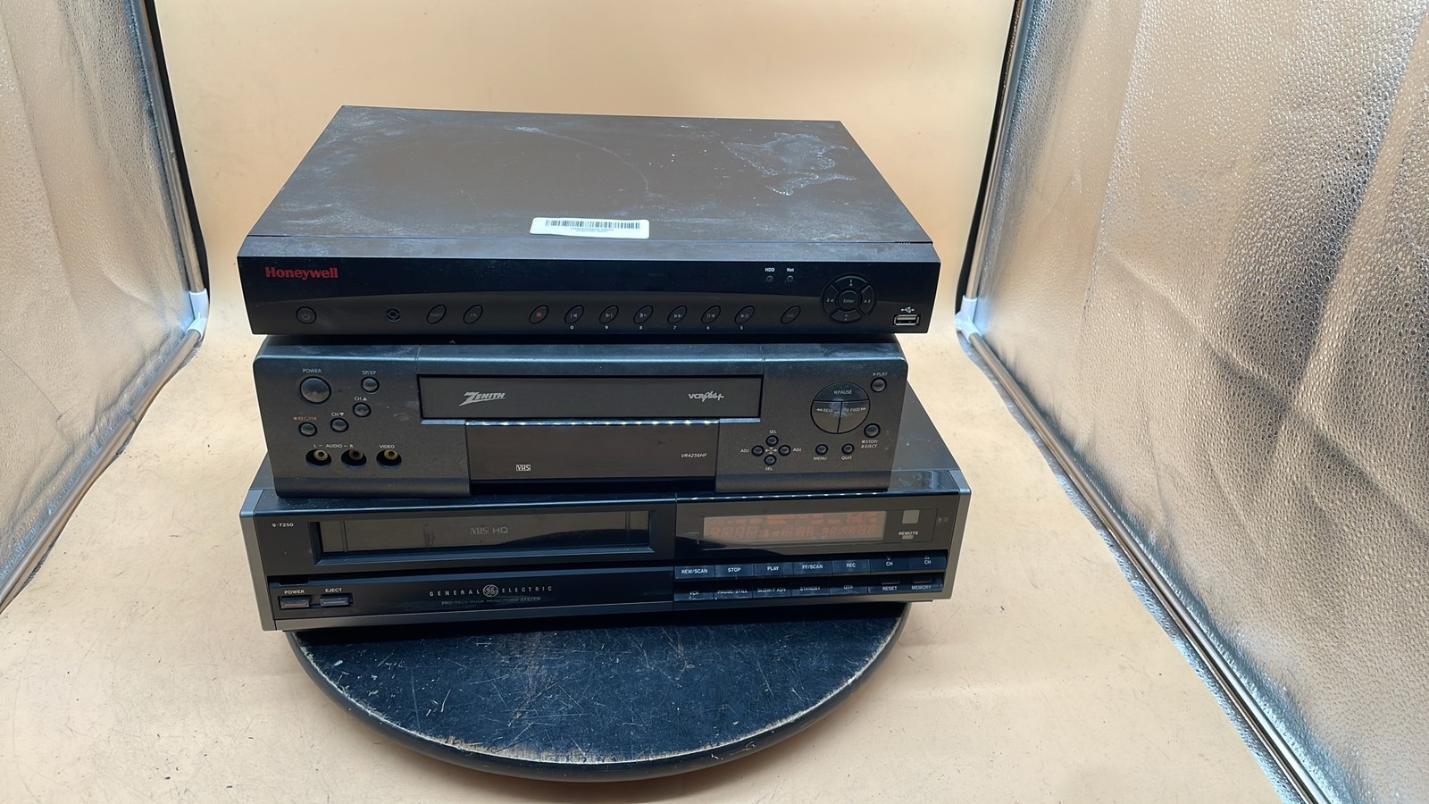 Honeywell HEN04112 Network Video Recorder/Zenith VR4256HF & GE 9-7250 Units