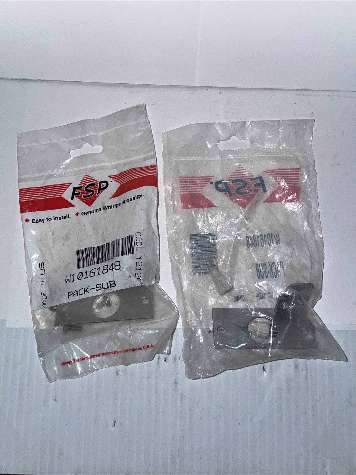 FSP Whirlpool Genuine OEM Sub-Pack W10161848 (LOT of 2)New