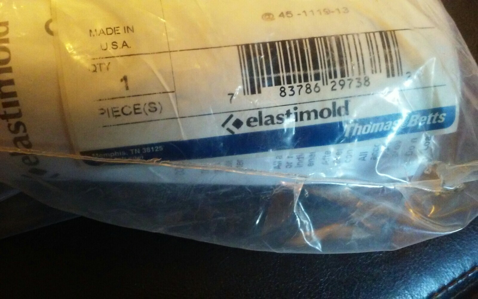 Elastimold Insulated Cap w/ Ground Lead 273DRG3BG / 273DRG 3 Bag NEW