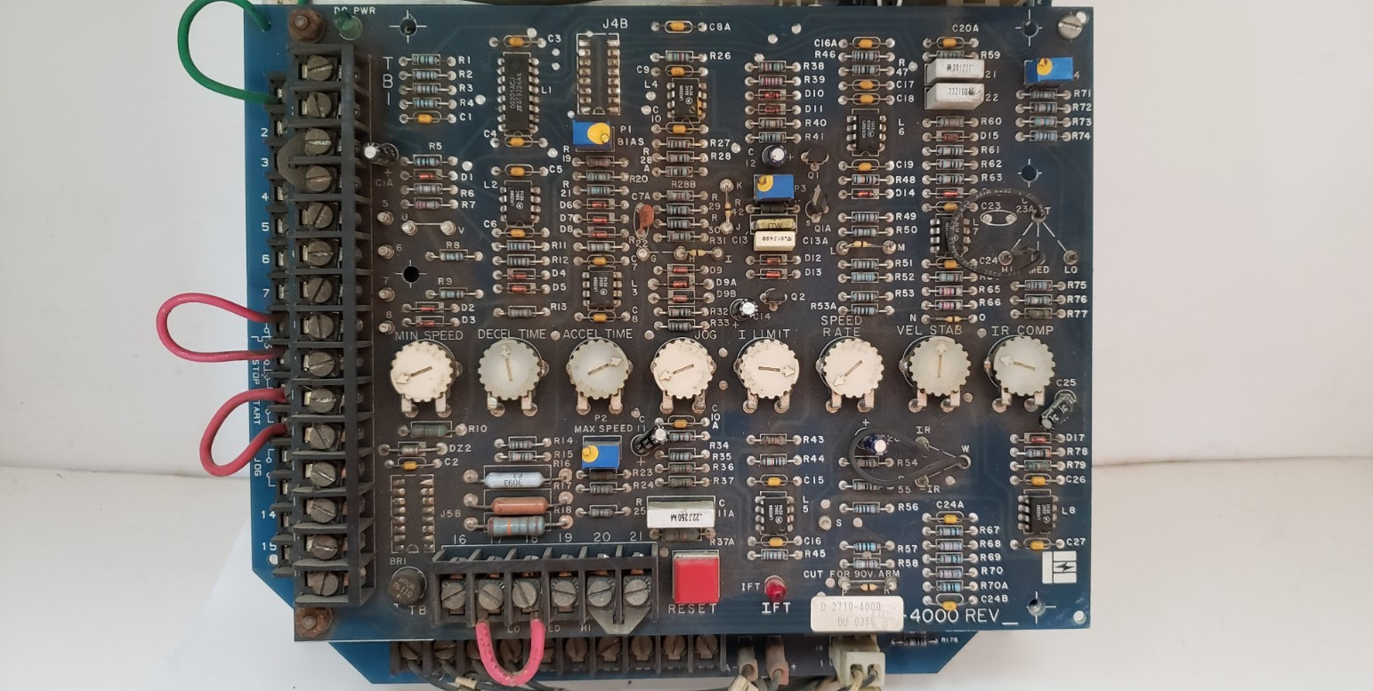 EMERSON ES 2700 DC DRIVE, 120/240VAC, 90/180VDC, 1-2HP, 50/60Hz