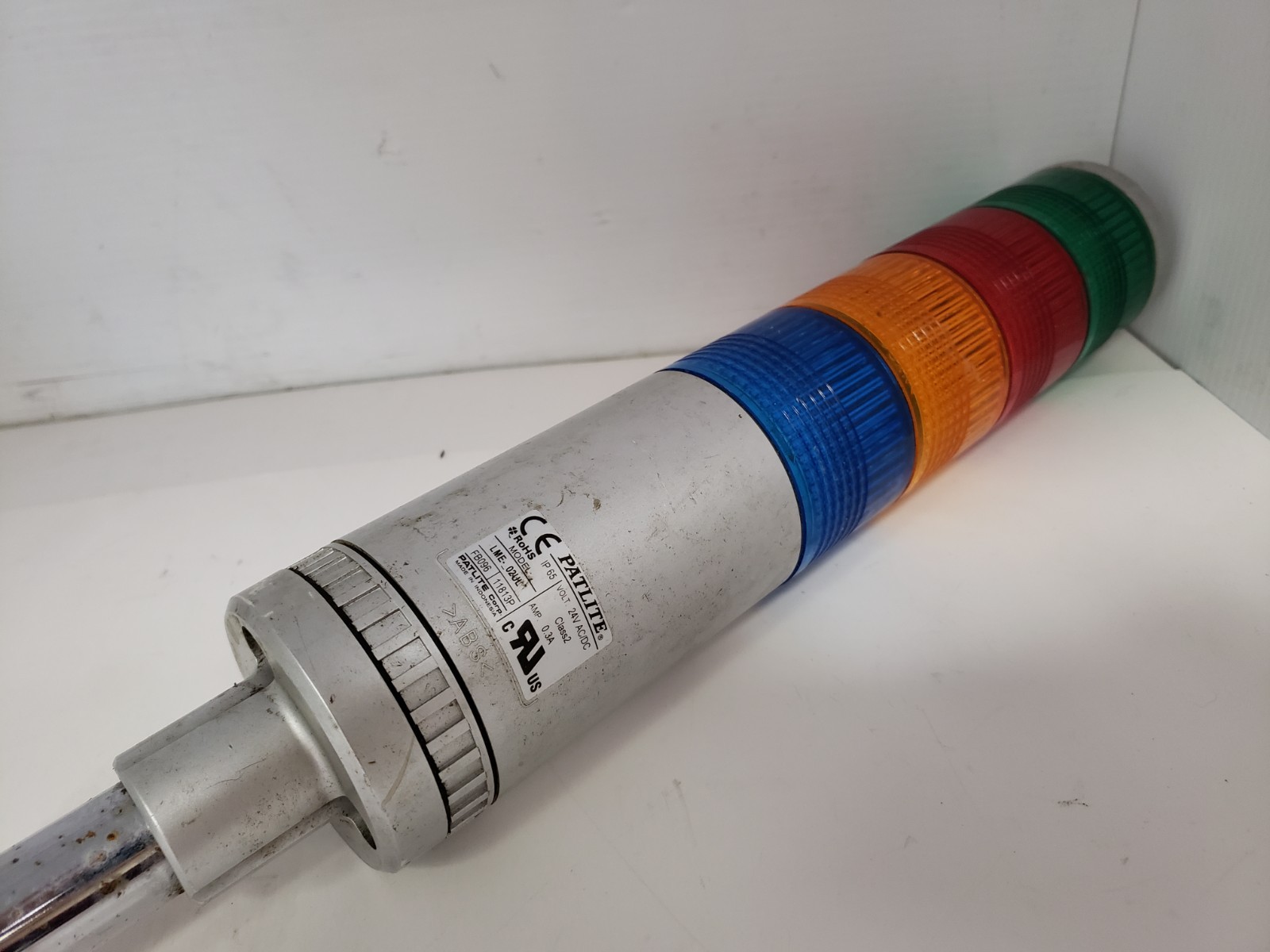PATLITE LME-402UL-GRYB STACKLIGHT 4 COLOR GREEN/RED/AMBER/BLUE 24V AC/DC 0.3A