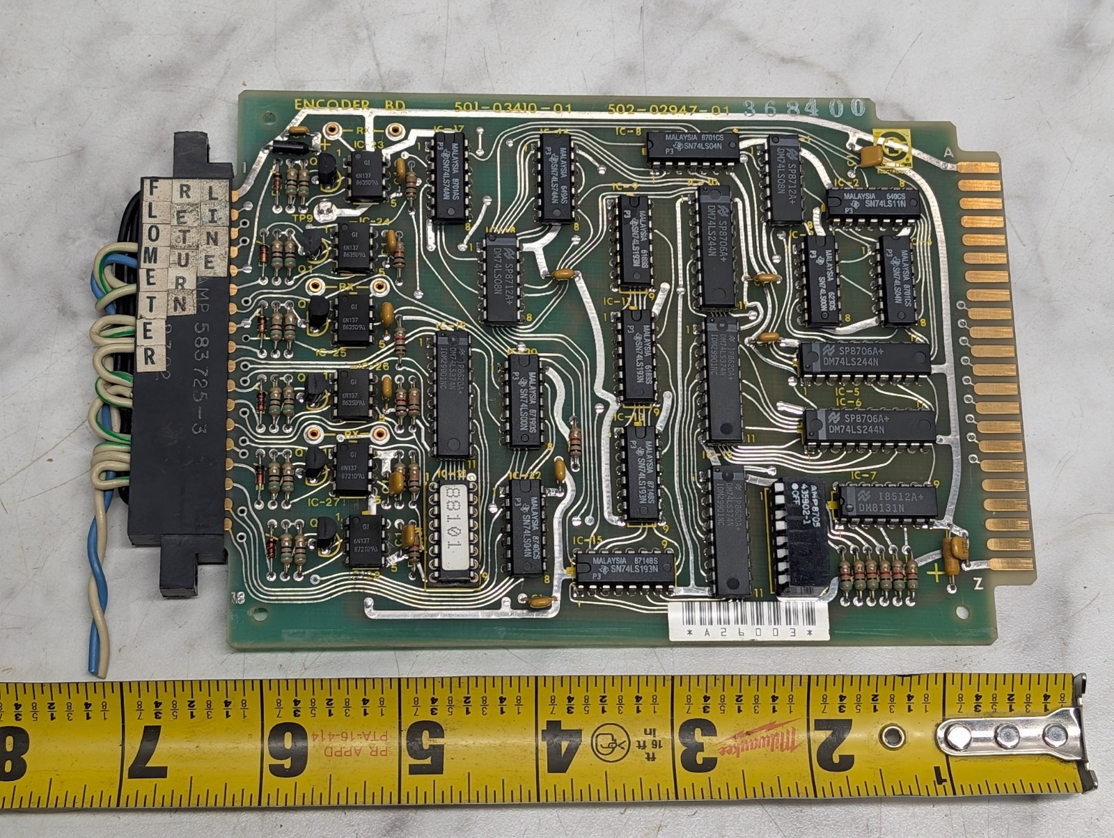 GIDDINGS AND LEWIS ENCODER BOARD 501-03410-01 502-02947-01 *A26003