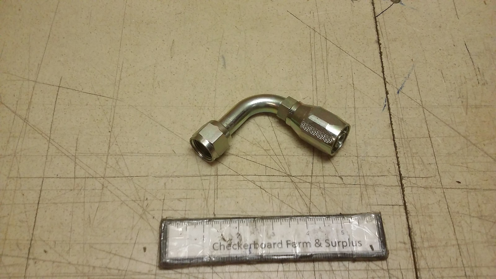 NOS Parker Swivel 90° Hose Fitting Elbow Female 1/2″ 7/8-14 JIC 24120-10-10