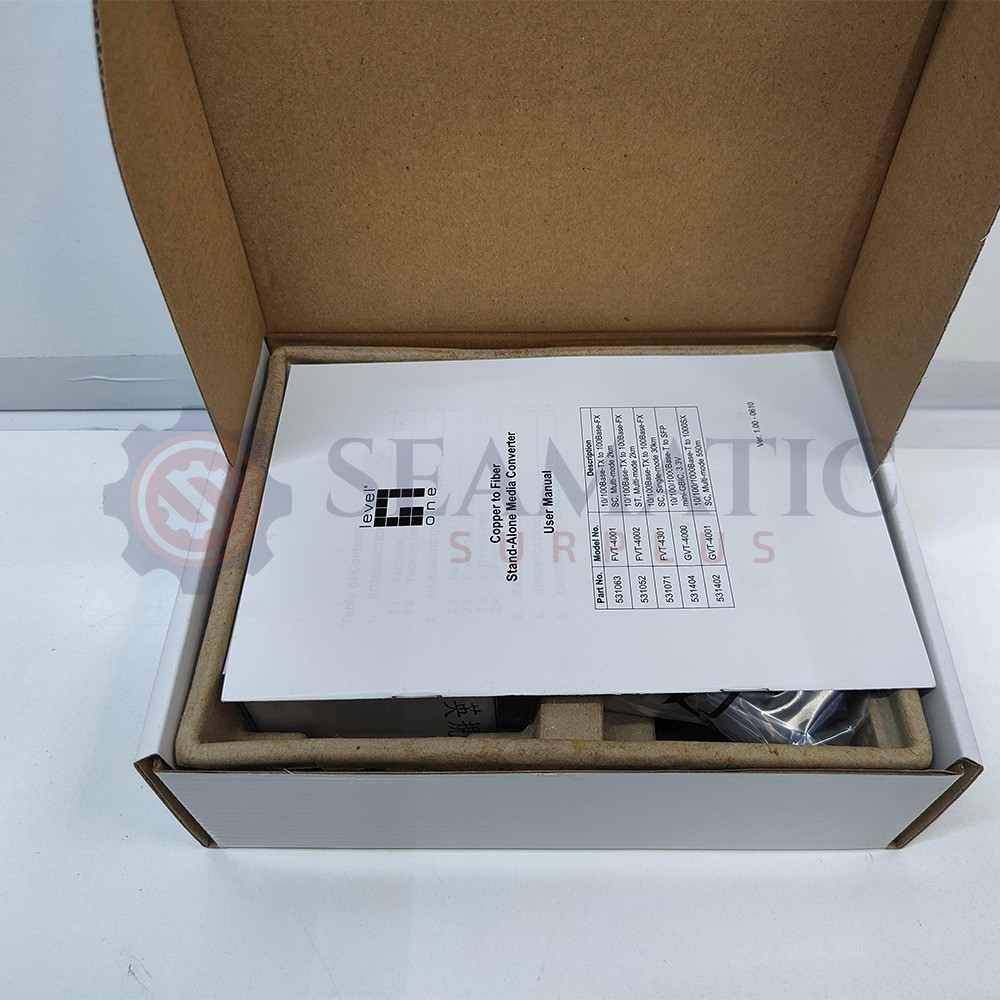 LevelOne Media Converter FVT-4001 Media Converter 10/100BaseTX to 100FX, V#816