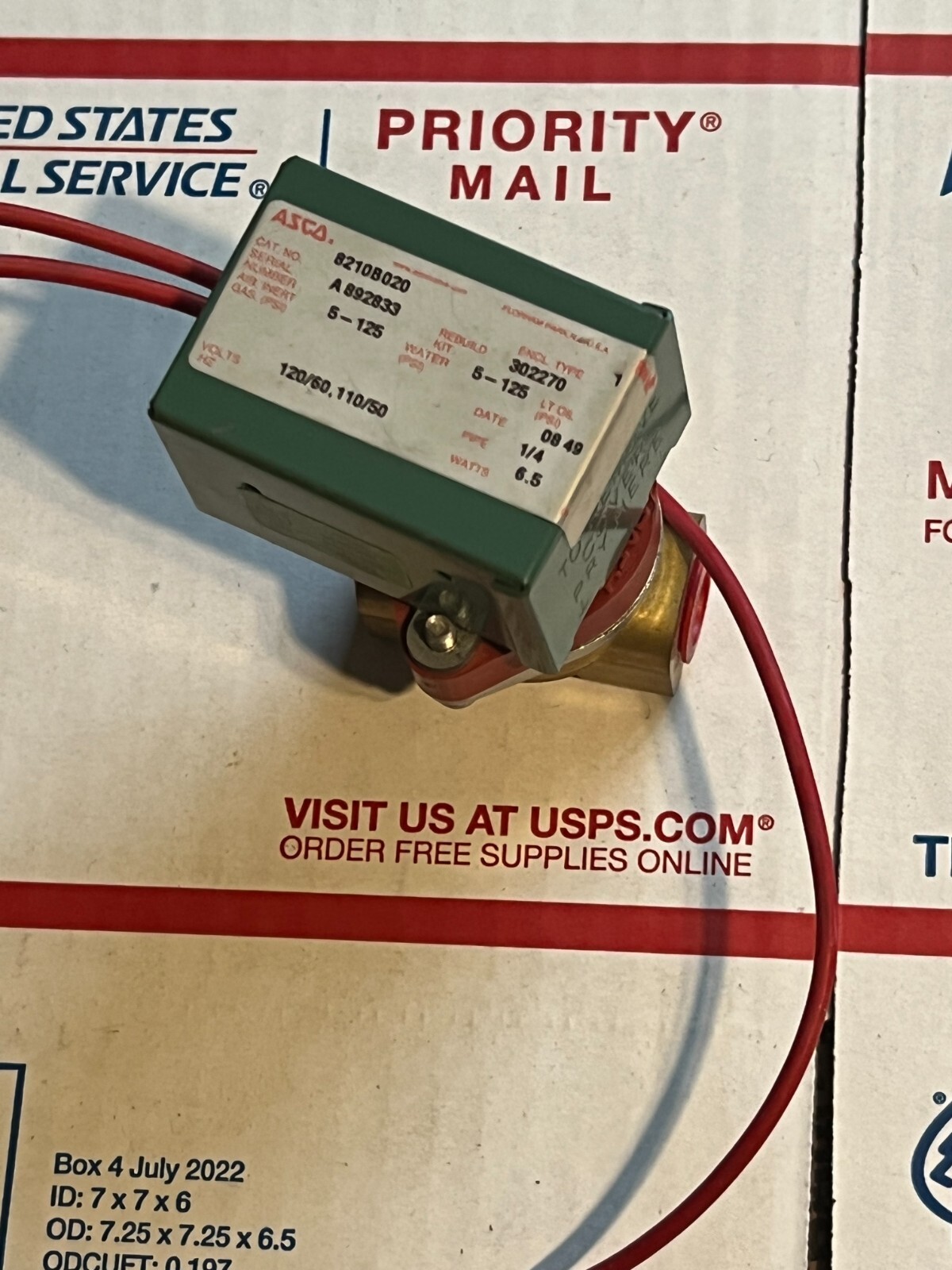 ASCO 8210B020 nos surplus no packaging