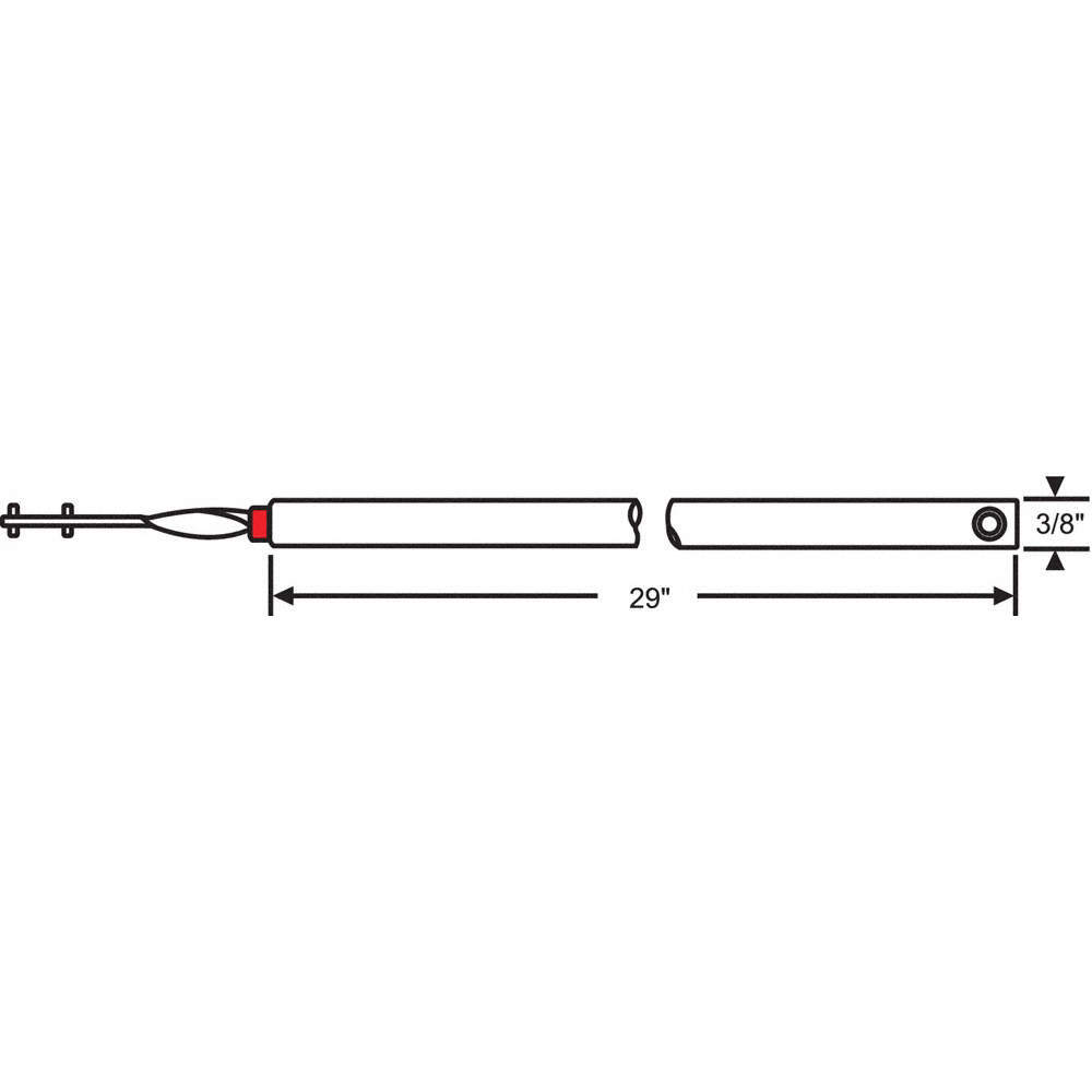 GRAINGER APPROVED 83-29R Tube Balance,Tilt Window,30″ L 451H71