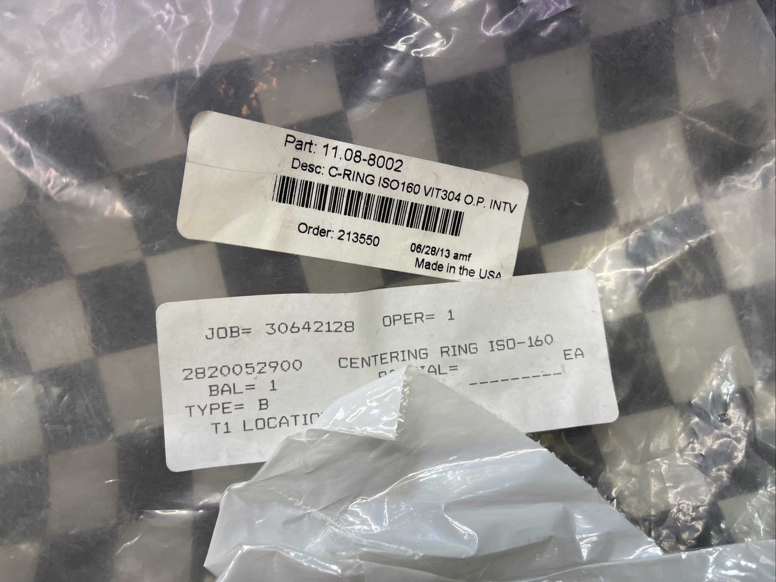 A&N 0080210701, Single Claw Flange Clamp, CENTERING RING ISO160 VIT304 LOT OF 29