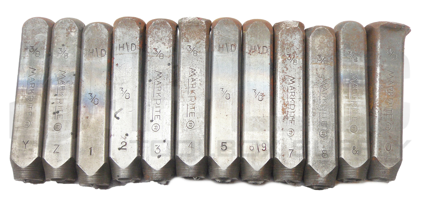 HANSON G12440 36 PIECE STEEL STAMP SET