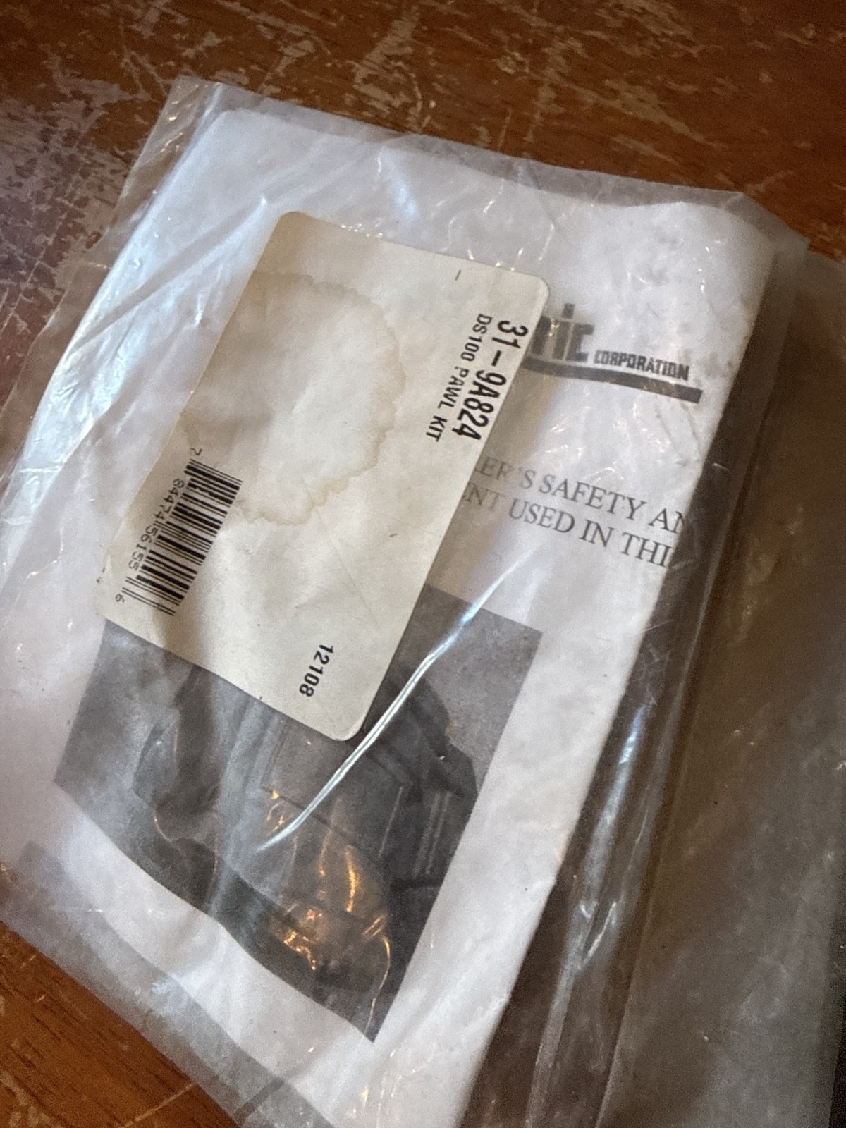 NEW Meltric DS Pawl Kit Poly w/ instructions # DS100 9a824 Blue