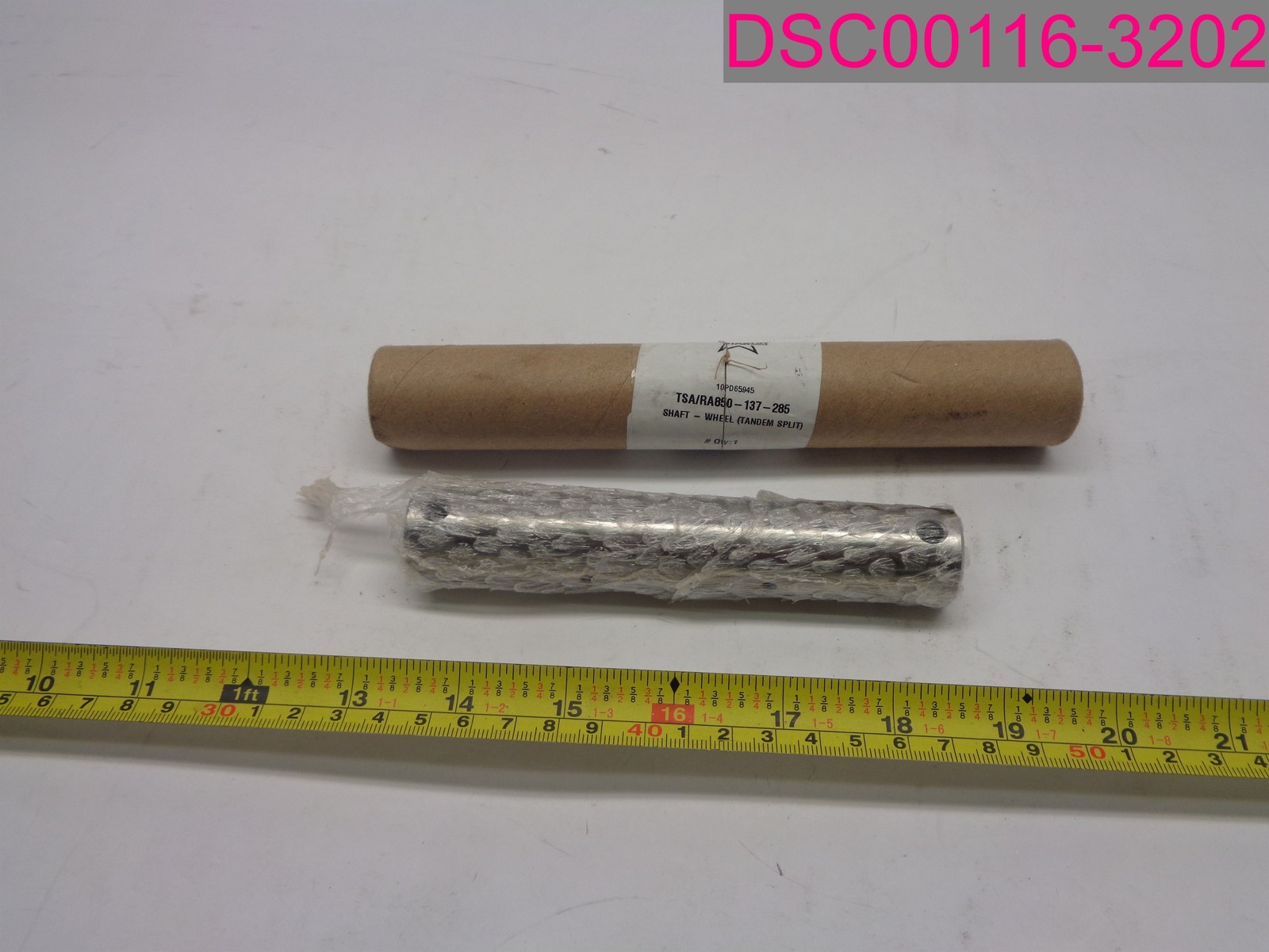 StarLift Parts TSA/ RA 850-137-285, Shaft -Wheel Tandem Split