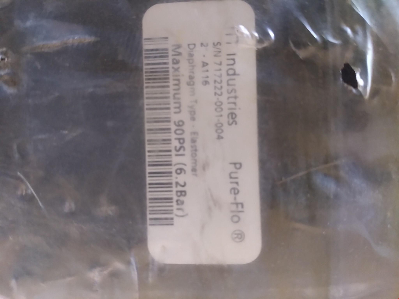 ITT INDUSTRIES 717222-001-004 2-N-EN-31-A116 2-A116 90PSI 6.2BAR