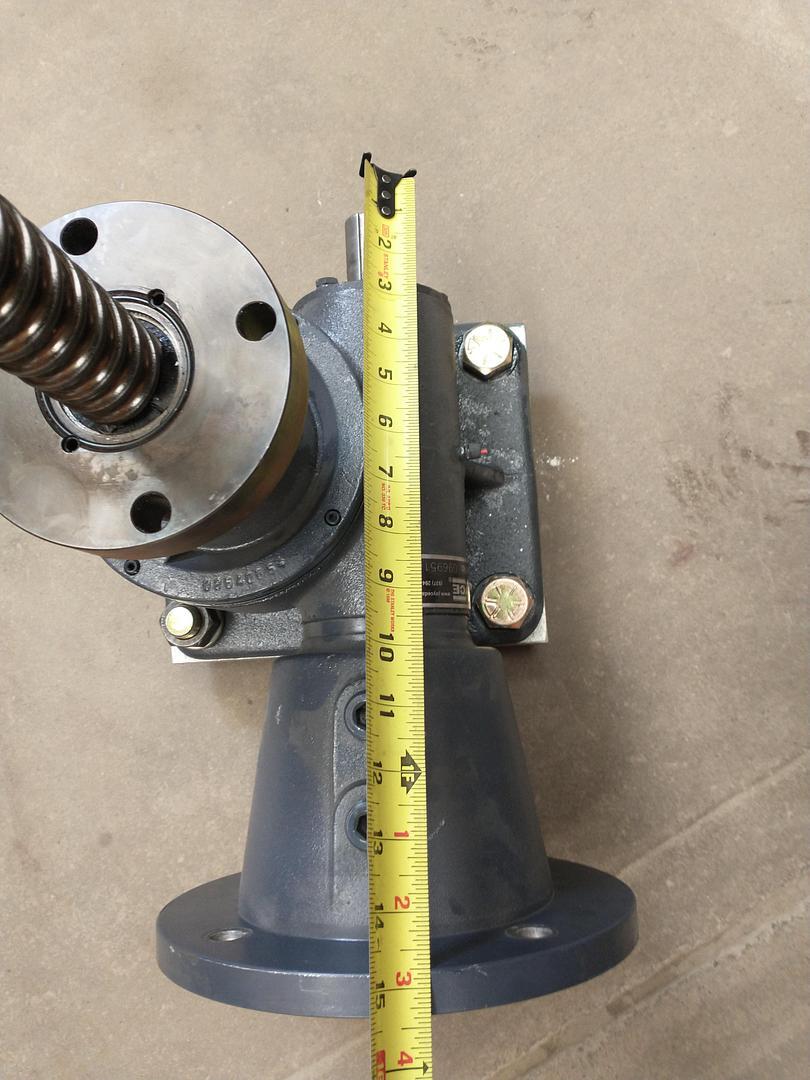 Joyce Dayton 20ton 8:1 Gear reducer dual output with ballscrew GH303C1