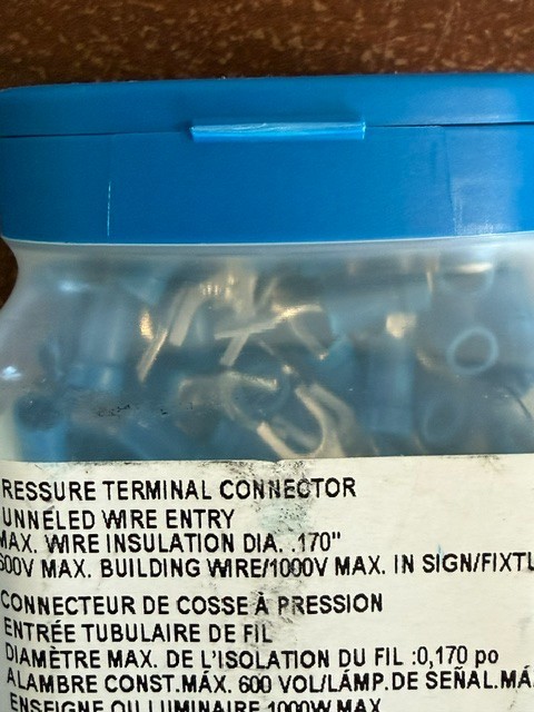 (200) Thomas & Betts 14RB-10F Nylon Insulated Terminal Connector New