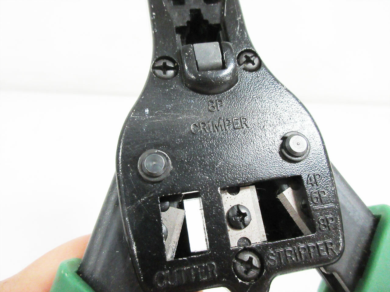 GREENLEE 45575 TELEPHONE RATCHET CRIMPER FOR 4-, 6- & 8-POSITION MODULAR
