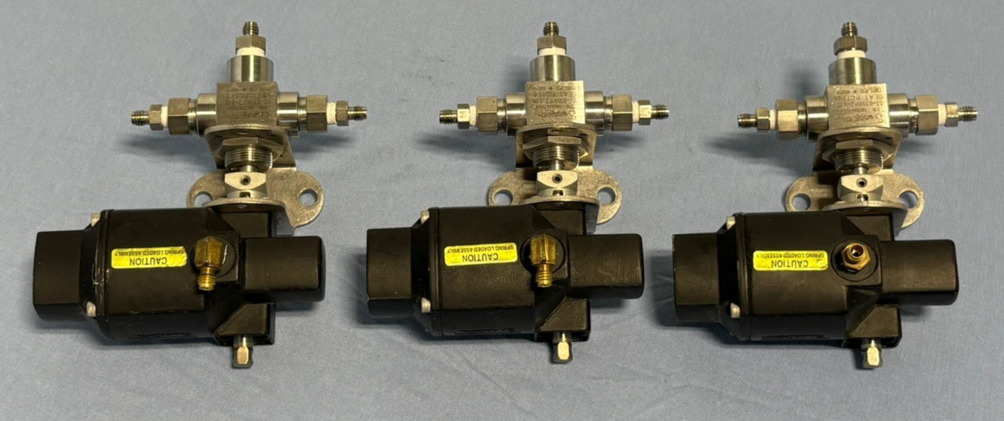 *LOT OF 3* Whitey Swagelok 151 SR 200 PSI Actuator Assembly Part SS-83XKF2-51S