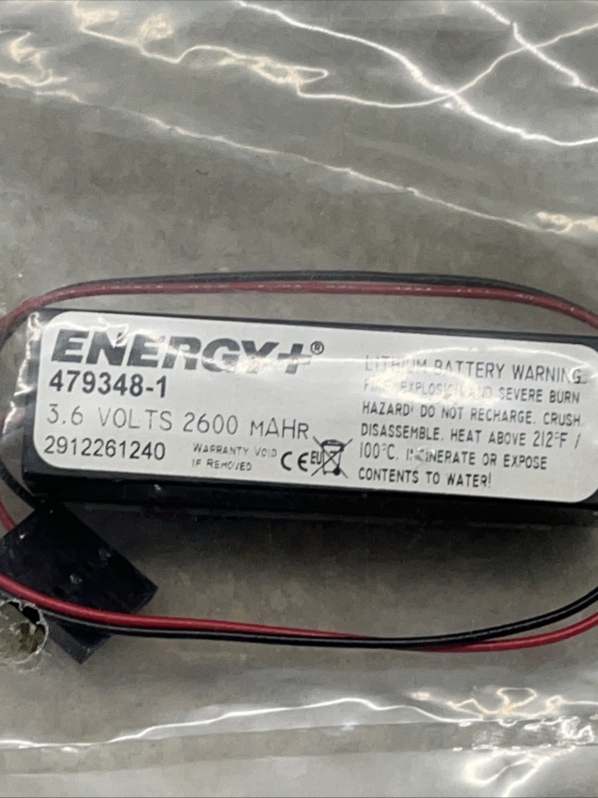 Energy+ Battery Lot (old stock) (3) 2/LS14500-4 (1) 479348-1 past shelf life